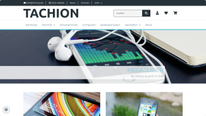 JTL Shop 5 Template TACHION - Technik, Media &amp; Games