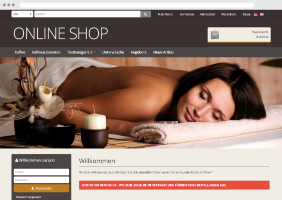 Modified Responsive Template MOCCA - Food, Beauty &amp; Fashion
